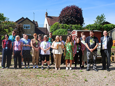 Planet Earth Games Chair Visits Chelmsford College to Celebrate First Place Victory