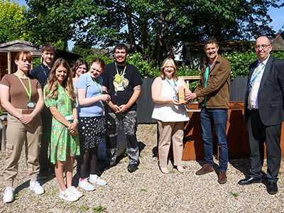 Planet Earth Games Chair Visits Chelmsford College to Celebrate First Place Victory