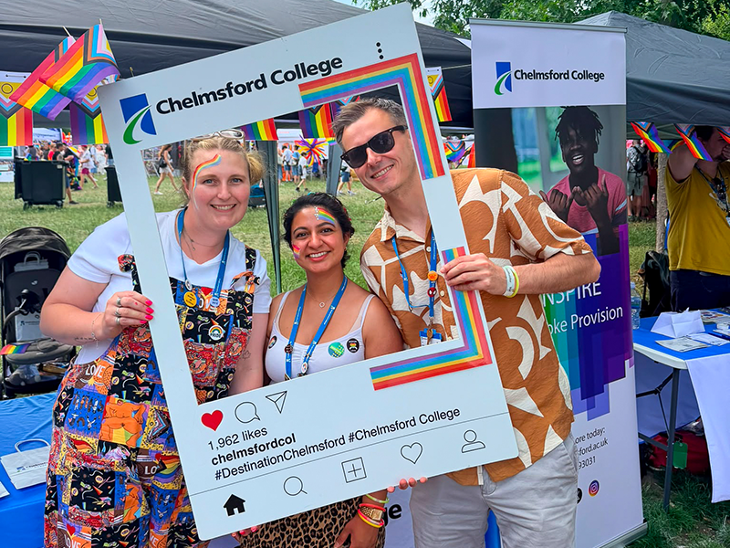 Chelmsford College Celebrates Essex Pride