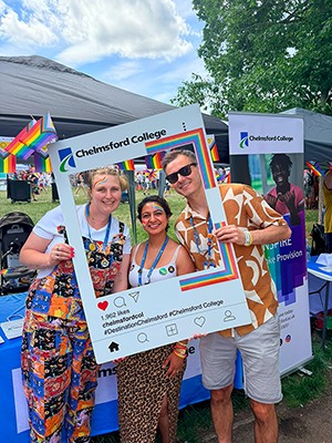 Chelmsford College Celebrates Essex Pride