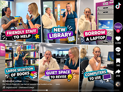 Chelmsford College’s Learning Resource Centre at Princes Road Gets an Upgrade