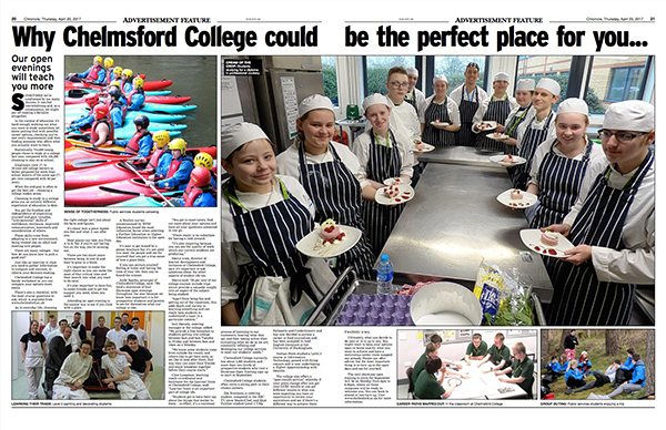 IN THE NEWS: Why Chelmsford College could be the perfect place for you