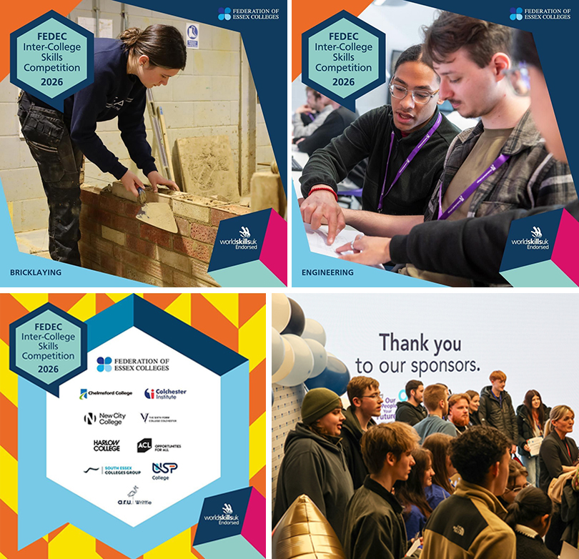 FEDEC (Federation of Essex Colleges) Celebrates the Winners of its Inter College Skills Competition 2026