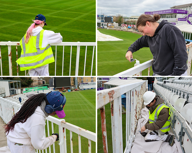 Essex Cricket Stand Restored by Chelmsford College Learners