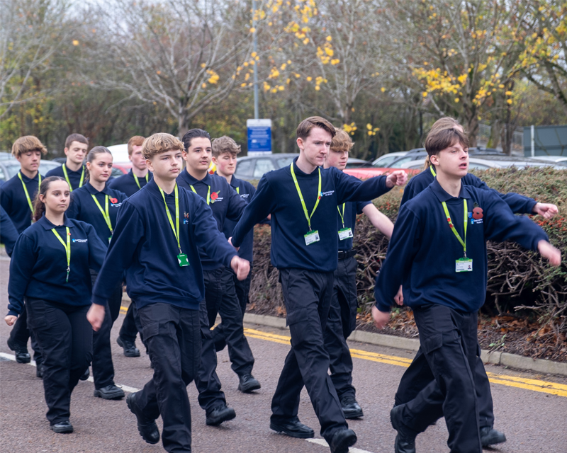 Chelmsford College Learners Lead Remembrance Parades