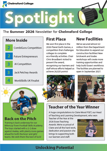 Spotlight - The newsletter for Chelmsford College