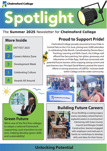 Spotlight - The newsletter for Chelmsford College