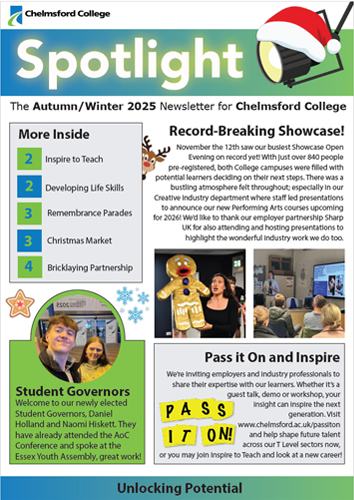 Spotlight - The newsletter for Chelmsford College